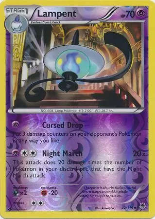 42/119 Lampent PHF Uncommon Reverse Holo