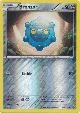 60/119 Bronzor PHF Common Reverse Holo