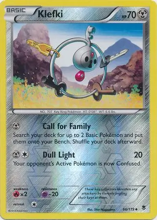 66/119 Klefki PHF Uncommon Reverse Holo