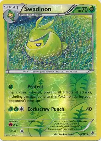 6/119 Swadloon PHF Uncommon Reverse Holo