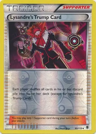 99/119 Lysandre's Trump Card PHF Uncommon Reverse Holo