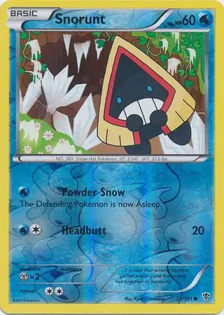 21/101 Snorunt PLB Common Reverse Holo