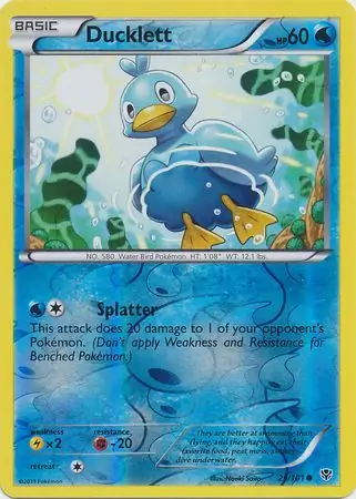 29/101 Ducklett PLB Common Reverse Holo