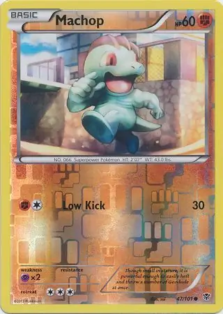 47/101 Machop PLB Common Reverse Holo