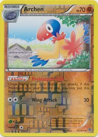 53/101 Archen PLB Uncommon Reverse Holo