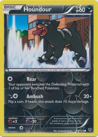 55/101 Houndour PLB Common Reverse Holo