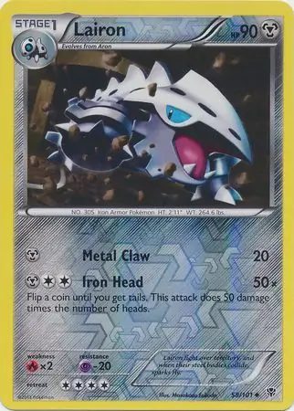 58/101 Lairon PLB Uncommon Reverse Holo