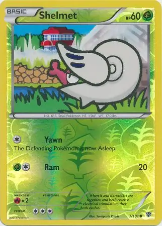 7/101 Shelmet PLB Common Reverse Holo