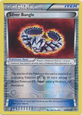 88/101 Silver Bangle PLB Uncommon Reverse Holo