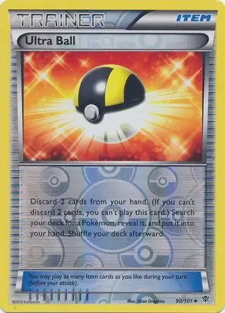 90/101 Ultra Ball PLB Uncommon Reverse Holo