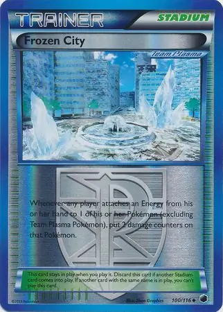 100/116 Frozen City PLF Uncommon Reverse Holo