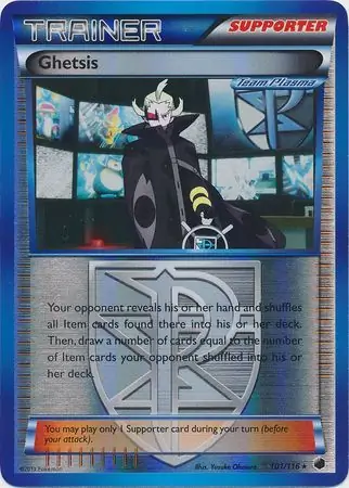 101/116 Ghetsis PLF Rare Holo Reverse Holo