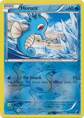 18/116 Horsea PLF Common Reverse Holo
