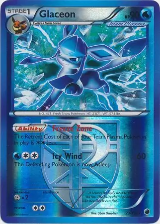 23/116 Glaceon PLF Rare Reverse Holo