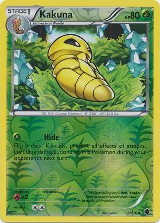 2/116 Kakuna PLF Uncommon Reverse Holo