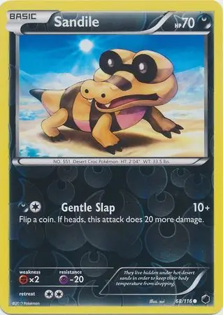 68/116 Sandile PLF Common Reverse Holo