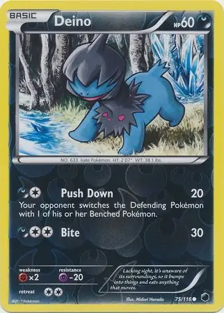 75/116 Deino PLF Common Reverse Holo