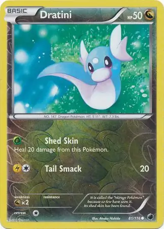 81/116 Dratini PLF Common Reverse Holo