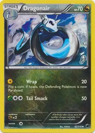 82/116 Dragonair PLF Uncommon Reverse Holo