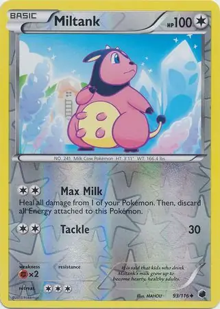 93/116 Miltank PLF Uncommon Reverse Holo