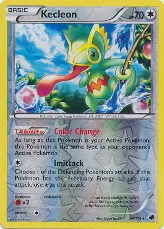 94/116 Kecleon PLF Rare Reverse Holo