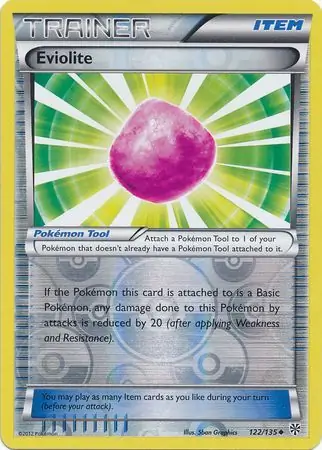 122/135 Eviolite PLS Uncommon Reverse Holo