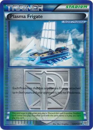 124/135 Plasma Frigate PLS Uncommon Reverse Holo