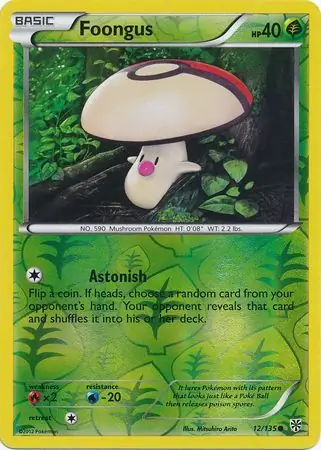 12/135 Foongus PLS Common Reverse Holo