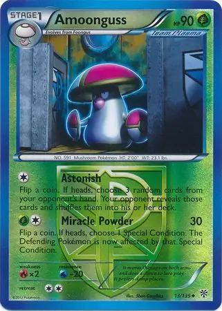 13/135 Amoonguss PLS Uncommon Reverse Holo