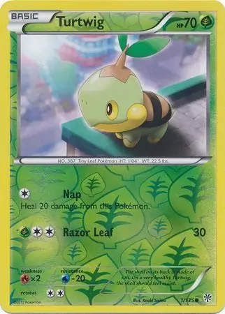 1/135 Turtwig PLS Common Reverse Holo