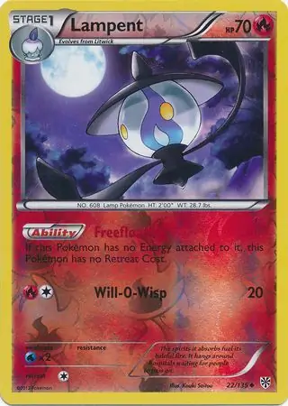 22/135 Lampent PLS Uncommon Reverse Holo