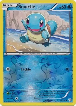 24/135 Squirtle PLS Common Reverse Holo