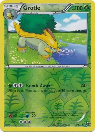 2/135 Grotle PLS Uncommon Reverse Holo