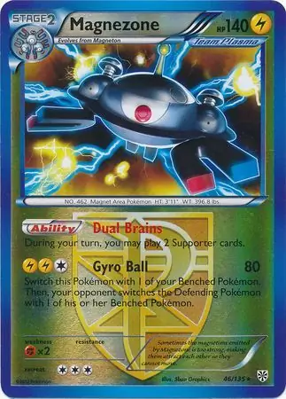 46/135 Magnezone PLS Rare Holo Reverse Holo