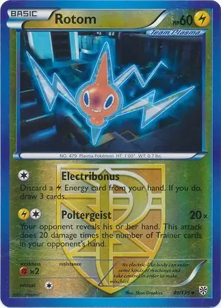 49/135 Rotom PLS Uncommon Reverse Holo