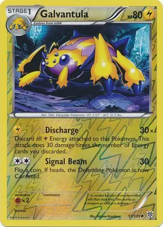 51/135 Galvantula PLS Uncommon Reverse Holo
