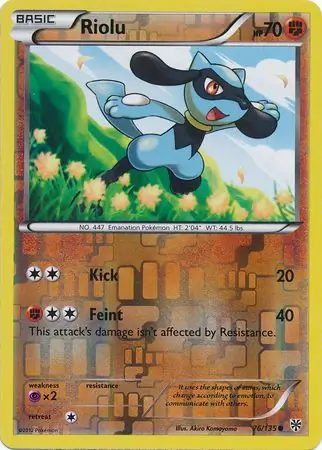 76/135 Riolu PLS Common Reverse Holo