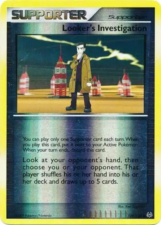 109/127 Looker's Investigation PL Uncommon Reverse Holo