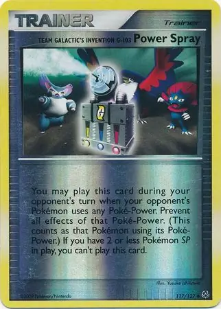 117/127 Team Galactic's Invention G-103 Power Spray PL Uncommon Reverse Holo