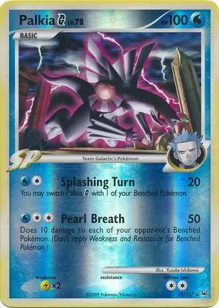12/127 Palkia Pokémon G PL Rare Holo Reverse Holo