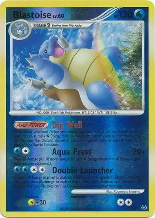 2/127 Blastoise PL Rare Holo Reverse Holo
