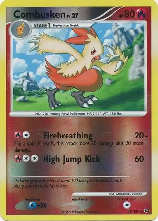 45/127 Combusken PL Uncommon Reverse Holo