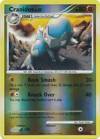 46/127 Cranidos PL Uncommon Reverse Holo