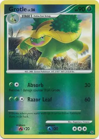 49/127 Grotle PL Uncommon Reverse Holo