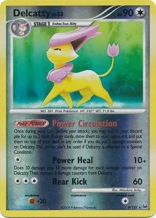 4/127 Delcatty PL Rare Holo Reverse Holo