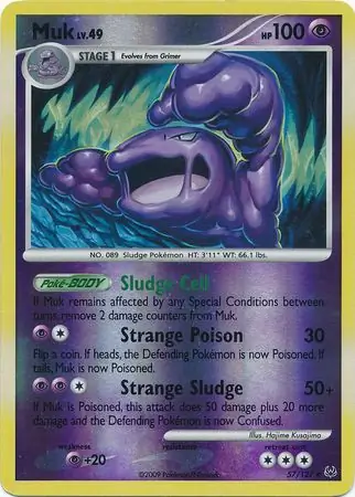 57/127 Muk PL Uncommon Reverse Holo