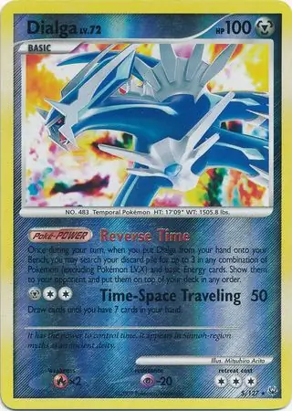 5/127 Dialga PL Rare Holo Reverse Holo