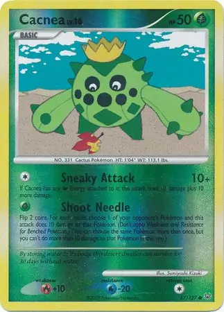 67/127 Cacnea PL Common Reverse Holo