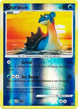 79/127 Lapras PL Common Reverse Holo