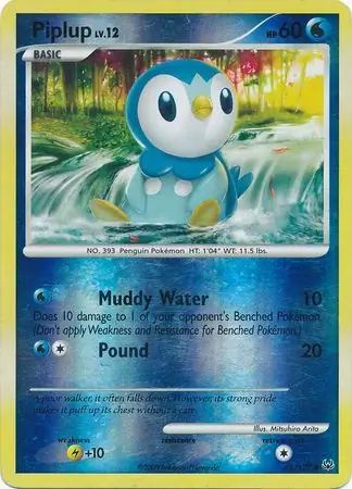 85/127 Piplup PL Common Reverse Holo